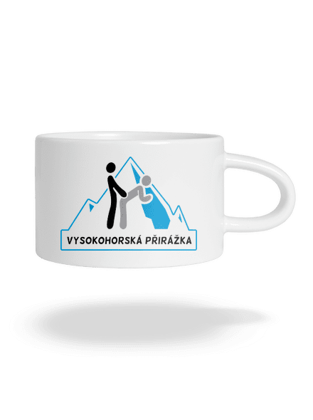 Vysokohorská přirážka hrnek makronka White