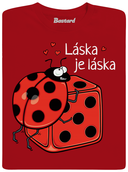 Láska je láska pánské dlouhý rukáv Red