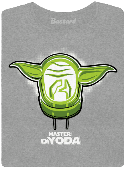 Mistr DiYoda dámské tričko Dark Gray Melange