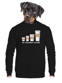 unisex mikina bez kapuce