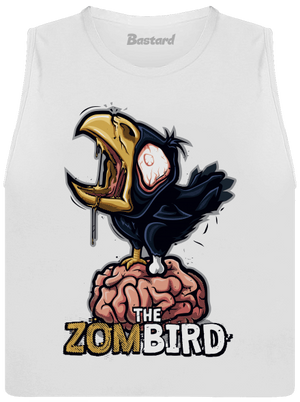 Zombird dámské tílko volné White