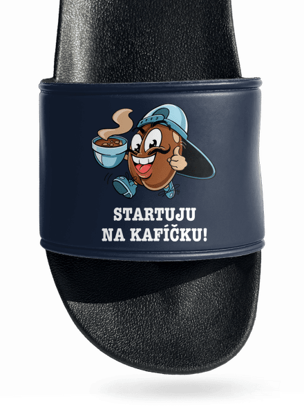 Startuju na kafíčku pantofle Navy