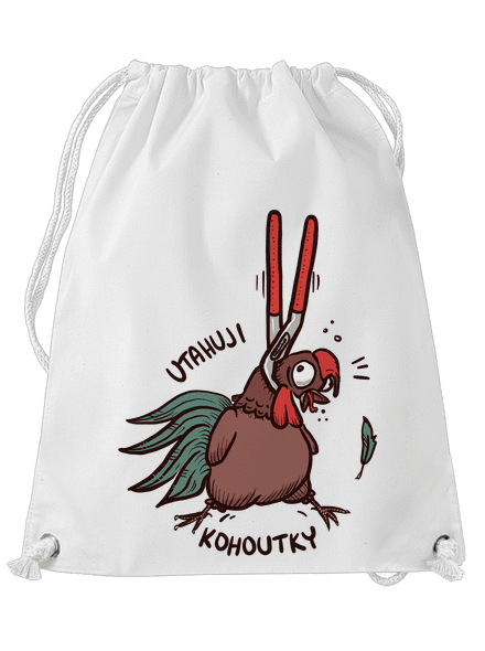 Utahuji kohoutky vak White