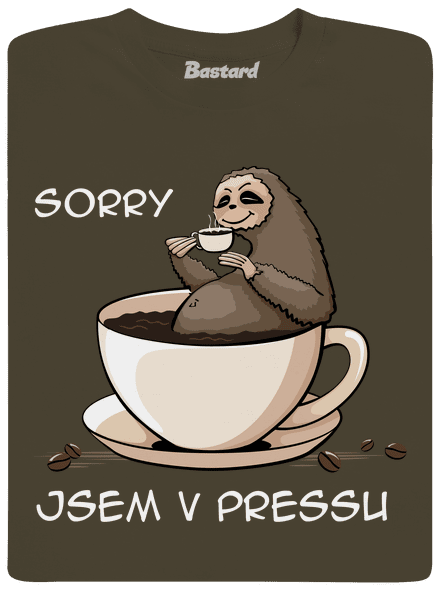 V pressu pánské tričko Urban Khaki