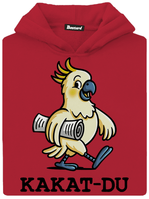 Kakat-du dětská mikina klokanka Fire Red