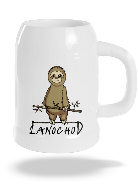 Lanochod půllitr White