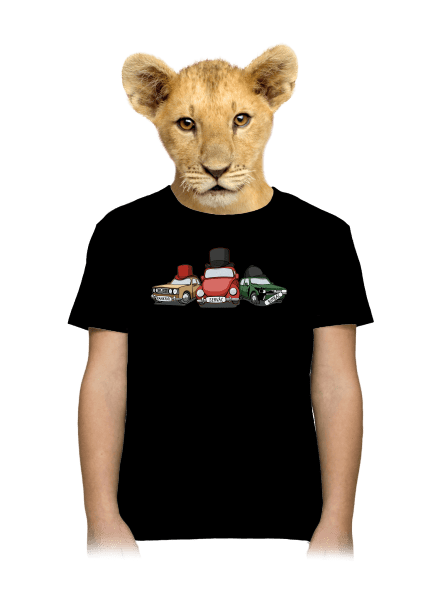 Tři veteráni dětské tričko Black