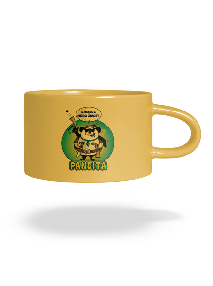 Pandita hrnek makronka Yellow Macaron