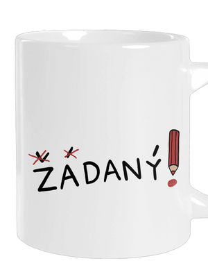 Zadaný a zadaná velký hrnek White