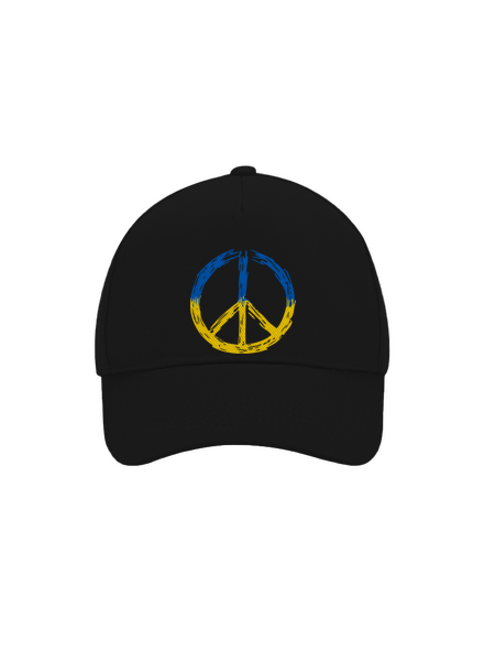 Ukrajina - Peace kšiltovka baseballka Black