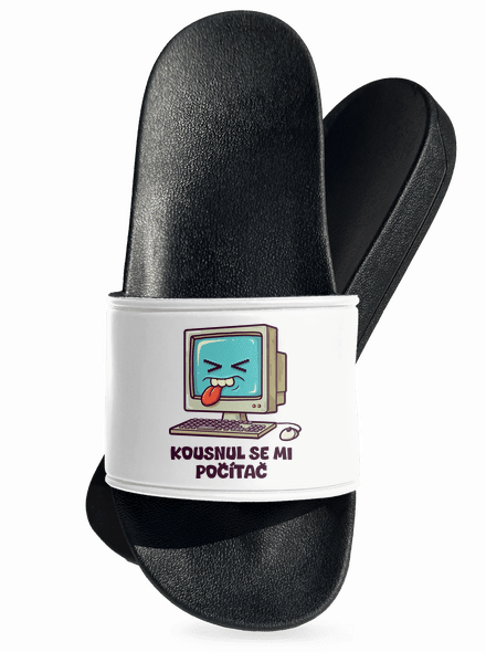 Kousnul se mi počítač pantofle White