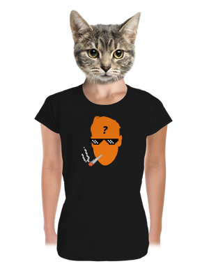 Thug life dámské tričko premium Black