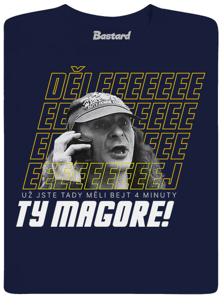 B18: Jiří Kára pánské tričko Navy