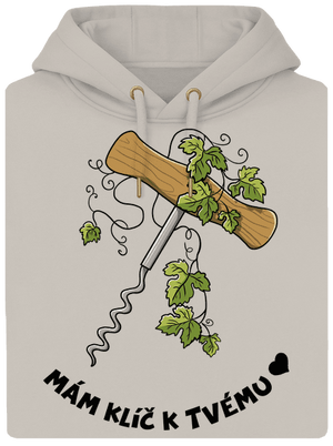 Otevři mé srdce unisex mikina premium Pastel Macchiato