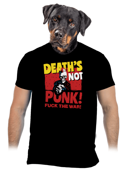 Death's not punk pánské tričko Black