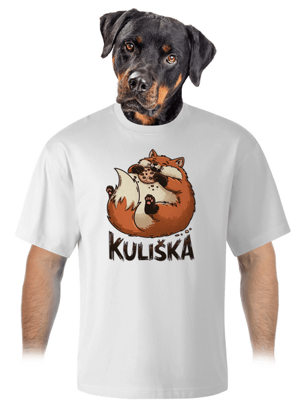 Kuliška unisex tričko oversized White