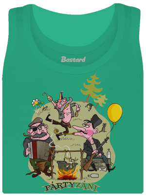 Pártyzáni dámské tílko klasické Mint Mal