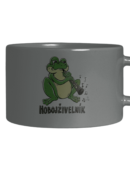 Hobojživelník hrnek makronka Grey Macaron