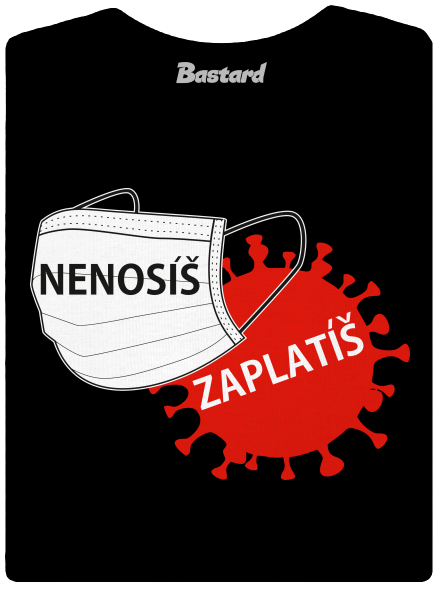 Nenosíš zaplatíš dámské tričko s lemem Black