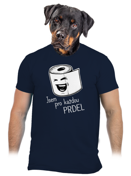 Prdel pánské tričko Navy
