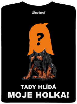 Tady hlídám já pánské dlouhý rukáv Black