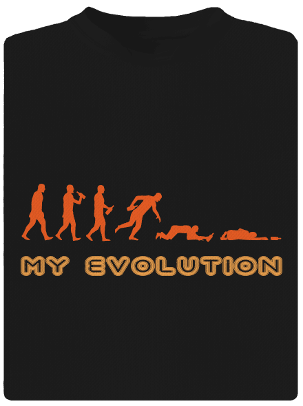 My evolution pánské sportovní tričko Black