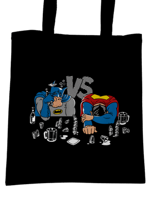 Souboj superhrdinů taška Black