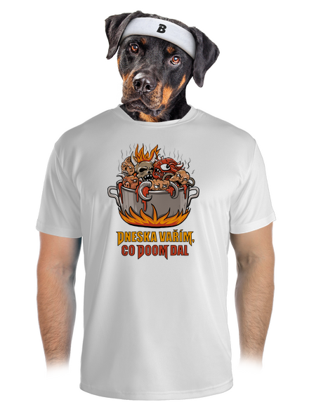 Co Doom dal pánské sportovní tričko White