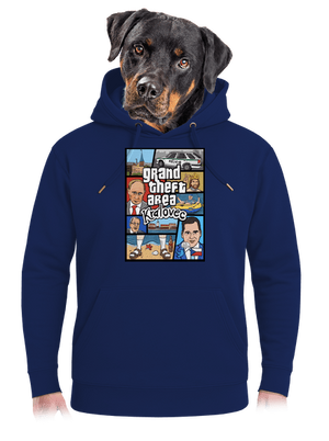 Královec unisex mikina premium Navy