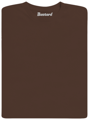 Bez potisku pánské tričko Brown