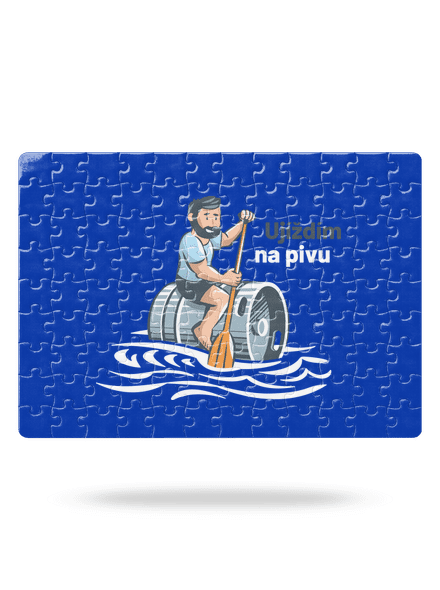Ujíždím na pivu puzzle White