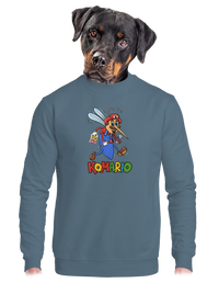 unisex mikina bez kapuce