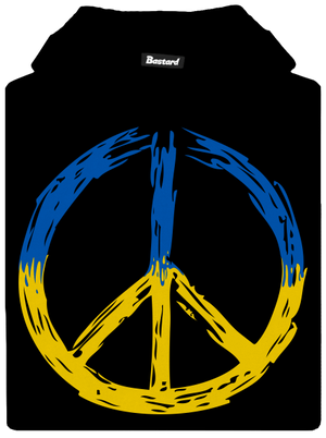 Ukrajina - Peace dětská mikina klokanka Black