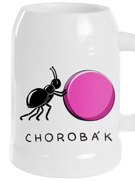 Chorobák půllitr White