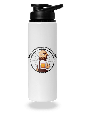 Pivo dobrovolně lahev na vodu White