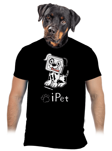 iPet pánské tričko Black
