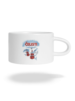 Čelisti hrnek makronka White