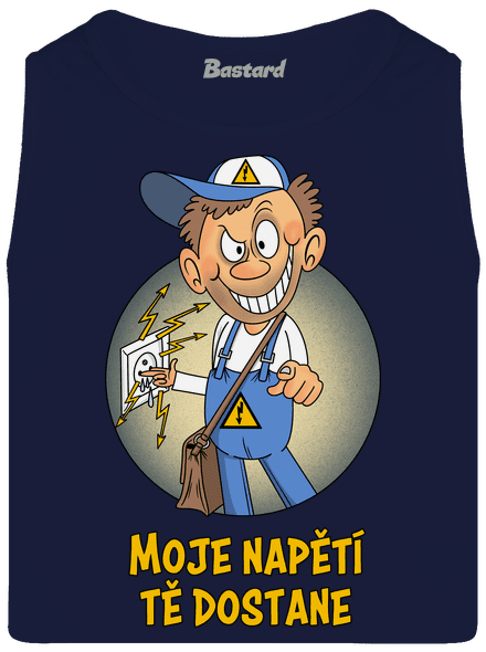 Moje napětí pánské tílko French Navy