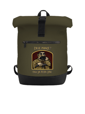 Zase práce? batoh Military Green