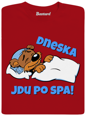 Dneska jdu po spa dětské tričko Red