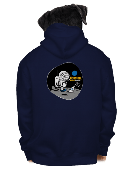 Máme problém pánská mikina na zip Navy