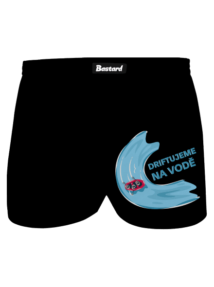 Driftujeme na vodě pánské trenky Black