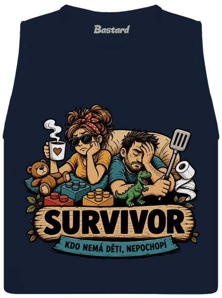Survivor  dámské tílko volné Navy