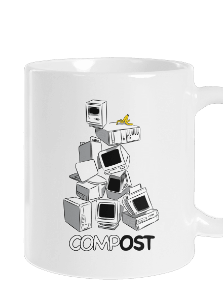 Compost klasický hrnek White