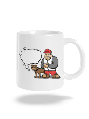 Nekoušu klasický hrnek White