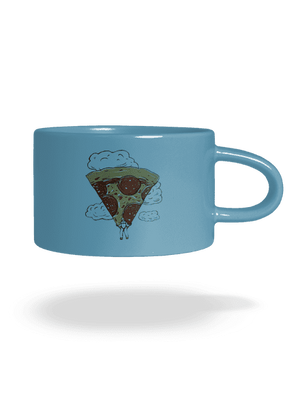 Pizzašutista hrnek makronka Blue Macaron