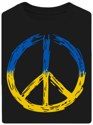 Ukrajina - Peace unisex tričko oversized Black