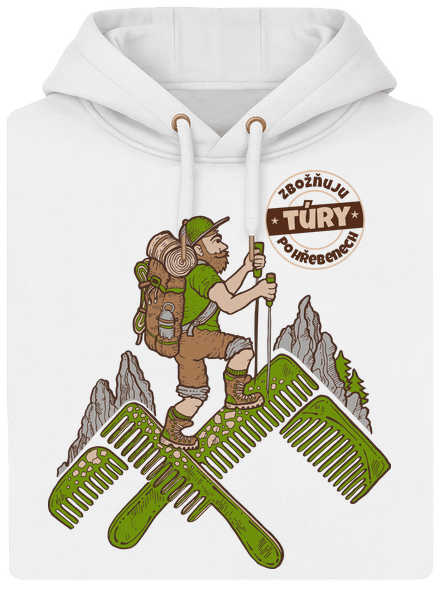 Turista unisex mikina premium Snowwhite
