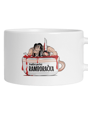 Ramboračka hrnek makronka White