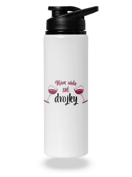 Dvojky lahev na vodu White